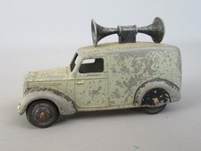 D312 Dinky-Toys 34C Loudspeaker Van UK Gris Fourgon Haut Parleur Bedford Vintage