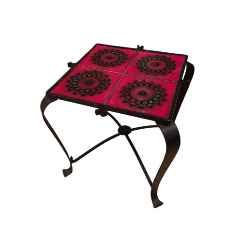 Tabouret fleurs - tabouret,