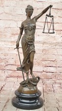 18" Statue Sculpture Bronze De