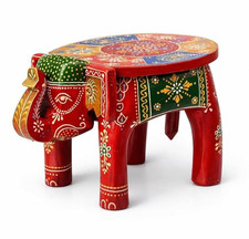 Tabouret éléphant en bois