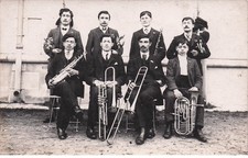 ORCHESTRE / GROUPE MUSICIENS Amateurs   (carte photo)
