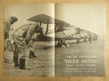 6/1941 PUB DE HAVILLAND TIGER MOTH GIPSY MAJOR RAF BASIC TRAINER ORIGINAL AD