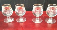 6 verres à gouttes /liqueurs  style la rochėre 3 cl d occasion