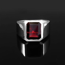 Naturel Gemme Grenat Avec 18k