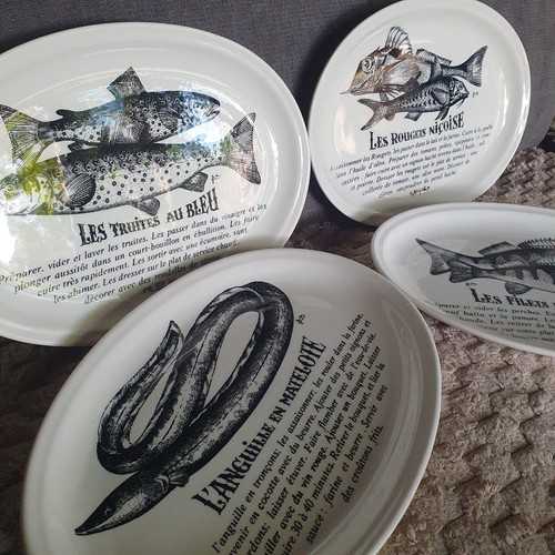 Lot assiettes à poisson - de,