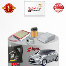 Kit De Filtre Et D'Huile Citroën DS3 1.6 HDi FAP 68KW 92CV 2013