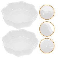  2 Pcs Small Pet Food Bowl Bol De Nourriture En Céramique Du Hamster