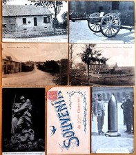 7 cartes postales années 14