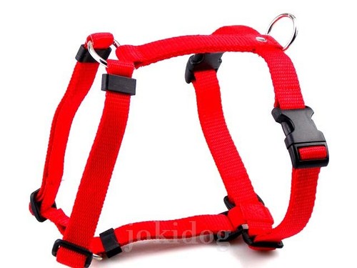 Harnais nylon classic rouge - nylon,