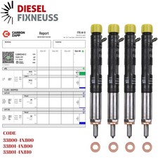 4x Injecteur Hyundai Terracan