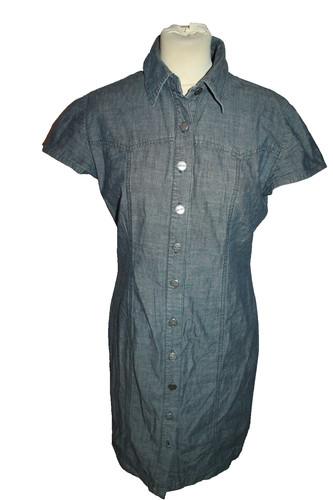 Robe chemise jeans - chemise,