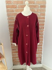 Robe de chambre rouge et blanche Canat Taille 42/44 bon état