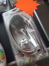 KIT POMMEAU DE DOUCHE UNIVERSEL  MULTIFONCTIONS +TUYAU DE DOUCHE 1.5M