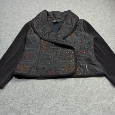 Joseph Ribkoff Veste Femmes UK-20 USA-18 D-46 Noir Extensible Sequin Snap Blazer