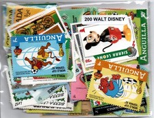 Lot 200 timbres thematique "