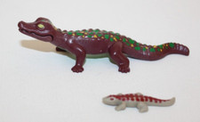 PLAYMOBIL 5232 70414 CROCODILE CAIMAN AVEC PETIT STEGOSAURE AVENTURE