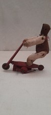 Jouet Automate Ancien SFA mécanique tole à la Trottinette 14 cm