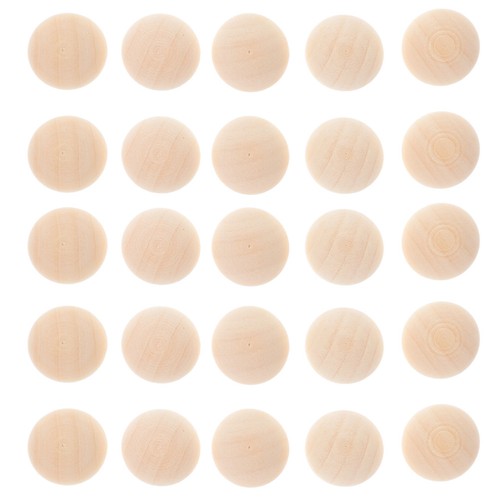 100 pcs boules bois fendues - de,