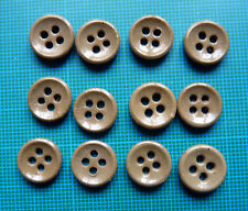 Lot de 12 boutons en porcelaine pour chemisette uniforme d'époque WW2 Allemagne?