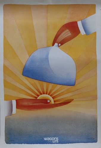 Folon 1988 affiche poster - affiche,