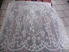 ANCIEN RIDEAU PANNEAU EN FILET