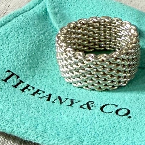 Bague tiffany somerset maille - bague,