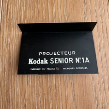 KODAK Senior 1A ❤️ Cache Plaque Panneau Tête - Projecteur diapositives
