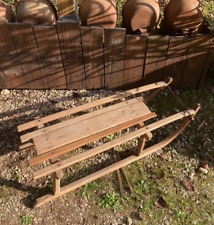 Très belle luge en bois, objet de collection de 1930, déco, chalet, montagne.