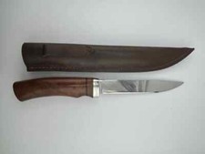 Personnalisé Fait Italien Couteau – Cuir Gaine , Haute Qualité Acier, 6 " Lame