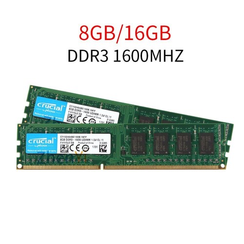 16go 8go 4go 1600mhz ddr3 - 4go,