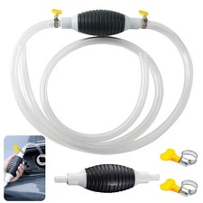 Pompe a Eau Manuelle 1/1.5/2/3M Pompe Carburant Poire Amorcage Gasoil Pompe à...