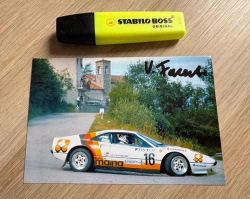 Photo signed ferrari 308 - signed,