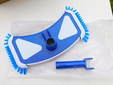 35 cm, Brosse aspirateur Piscine Arebos, Raccord pour Tuyau Ø 32/38 mm, NEUF