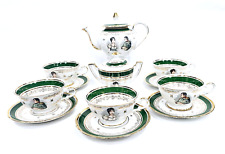 Service à café en porcelaine Napoléon et Joséphine - Fabriqué en France