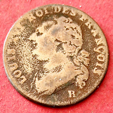 France : 12 deniers 1792 R Orléans belle monnaie royale Louis XVI