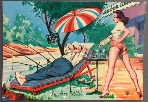 Carte postale humoristique - humoristique,