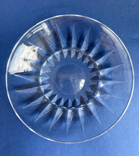 Assiette cristal de Saint Louis coupelle Diam: 14.7cm