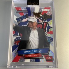 1/6 Donald Trump Mojo 2024 Wild Card Comix Parallel Sp White MAGA Hat GOP! USA