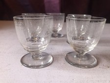 4 VERRES À LIQUEUR BACCARAT