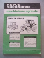 REVUE TECHNIQUE TRACTEUR DEUTZ