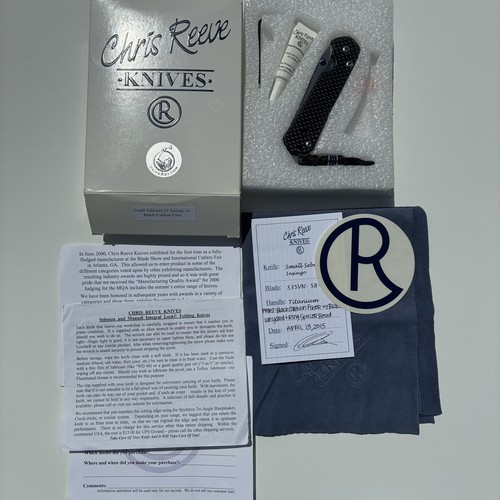 Chris reeve knives carbon - chris,