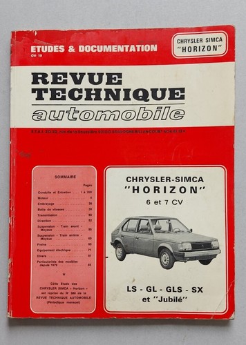 Revue technique automobile - revue,