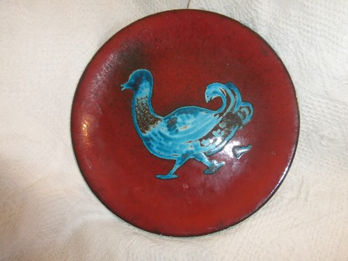 Assiette ancienne signee - assiette,