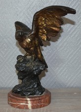 Sculpture aigle en régule