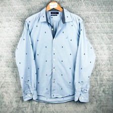 Nautica Chemise Homme L Bleu