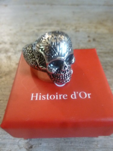 Bague homme acier tête - bague, de