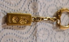 Porte Clés - Décoratif - Lingot d'Or - Immitation - TBE - Comme Neuf -