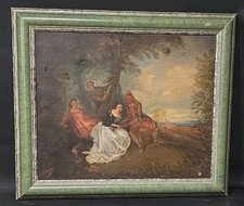 Tableau ancien huile A Restaurer 