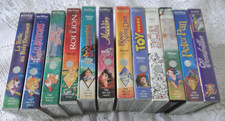 VHS Lot 12 cassettes films