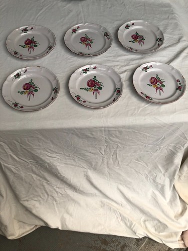 Assiettes faience de l - ,